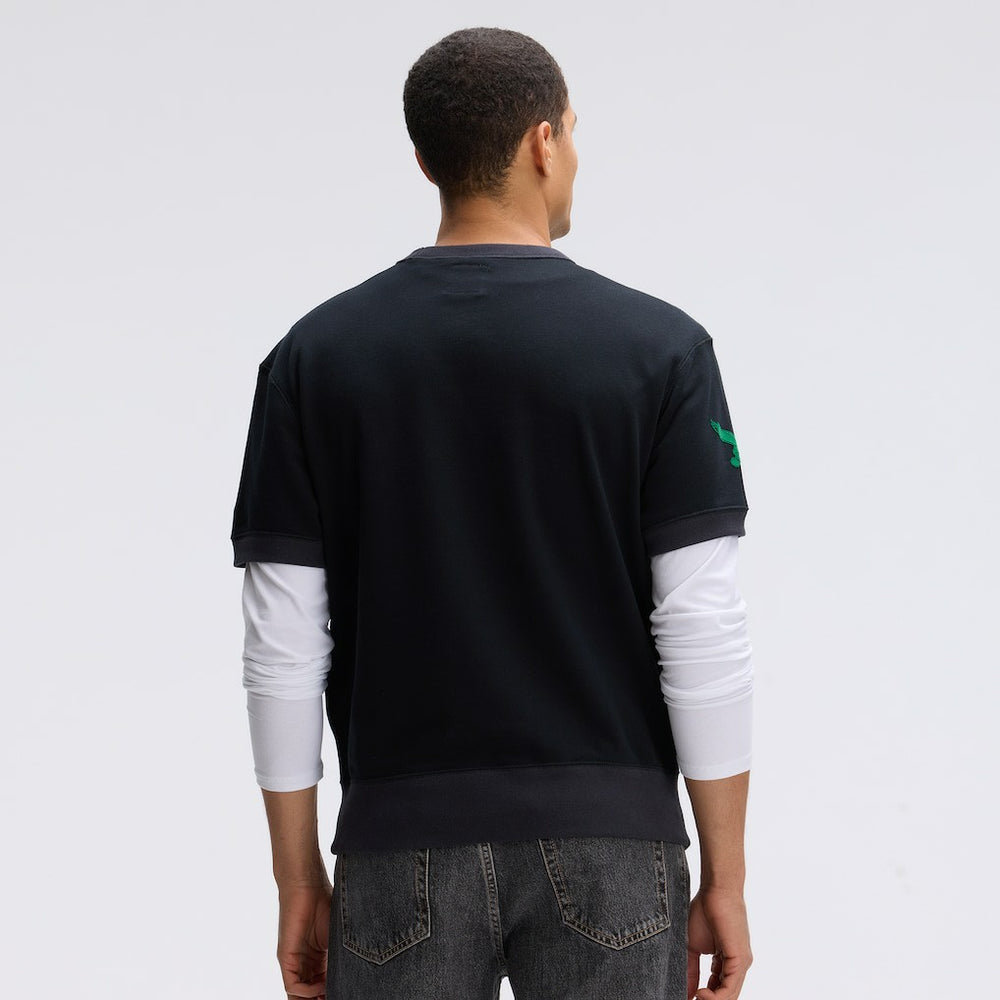 Philadelphia Eagles IconicFleece Short Sleeve Sweatshirt | NFL Hot