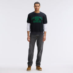 Philadelphia Eagles IconicFleece Short Sleeve Sweatshirt | NFL Hot
