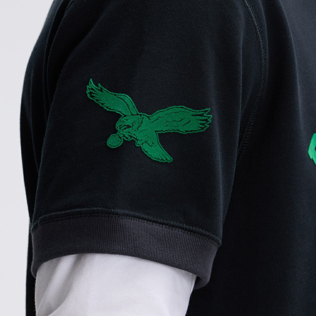 Philadelphia Eagles IconicFleece Short Sleeve Sweatshirt | NFL Hot