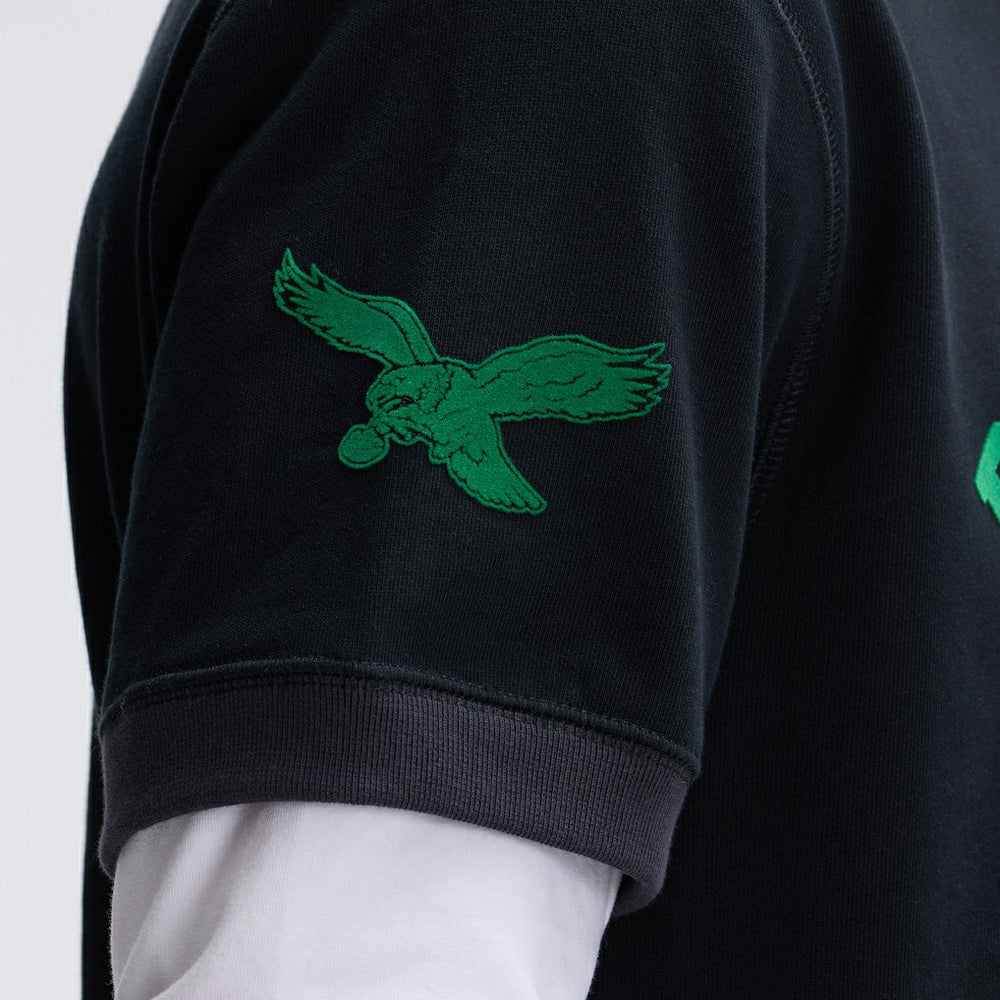 Philadelphia Eagles IconicFleece Short Sleeve Sweatshirt | NFL Hot
