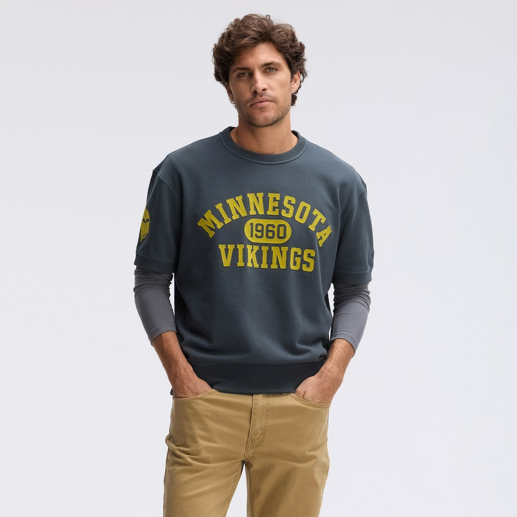 Minnesota Vikings IconicFleece Short Sleeve Sweatshirt | NFL Online