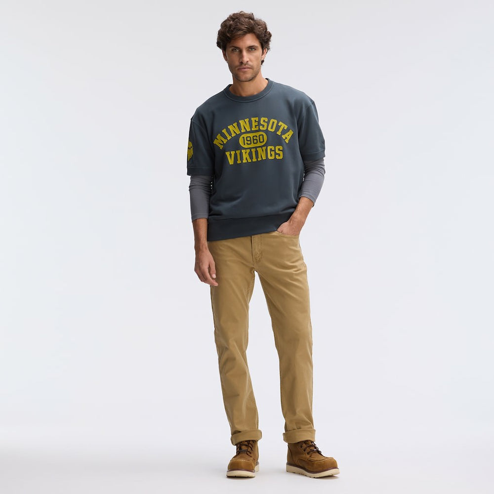 Minnesota Vikings IconicFleece Short Sleeve Sweatshirt | NFL Online