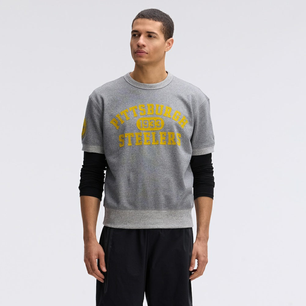Pittsburgh Steelers IconicFleece Short Sleeve Sweatshirt | NFL New