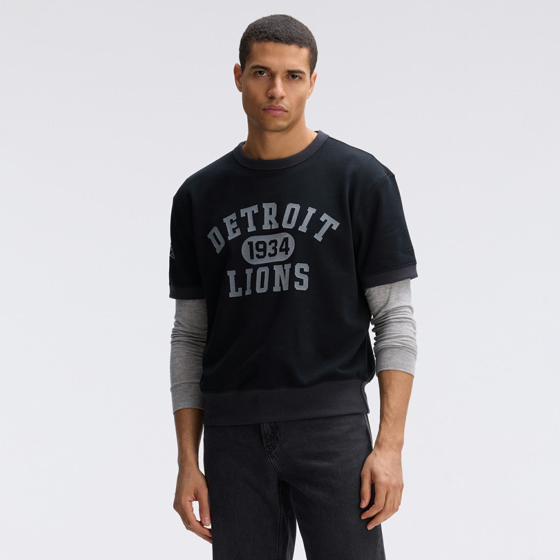 Detroit Lions IconicFleece Short Sleeve Sweatshirt | NFL Hot