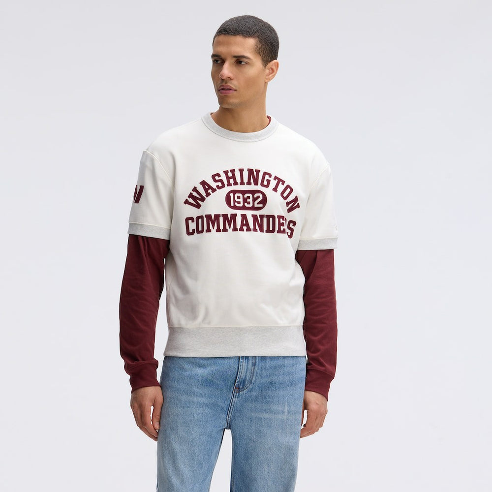 Washington Commanders IconicFleece Short Sleeve Sweatshirt | NFL Discount