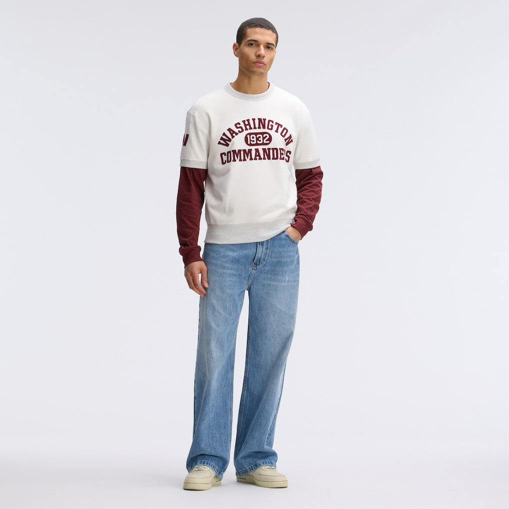 Washington Commanders IconicFleece Short Sleeve Sweatshirt | NFL Discount