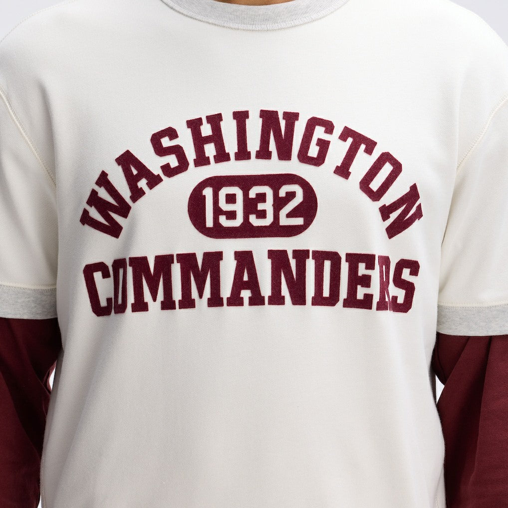 Washington Commanders IconicFleece Short Sleeve Sweatshirt | NFL Discount