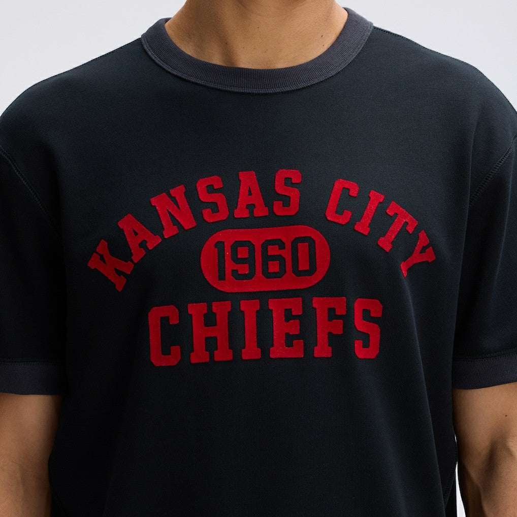 Kansas City Chiefs IconicFleece Short Sleeve Sweatshirt | NFL Sale