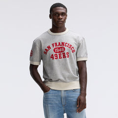 San Francisco 49ers IconicFleece Short Sleeve Sweatshirt | NFL US
