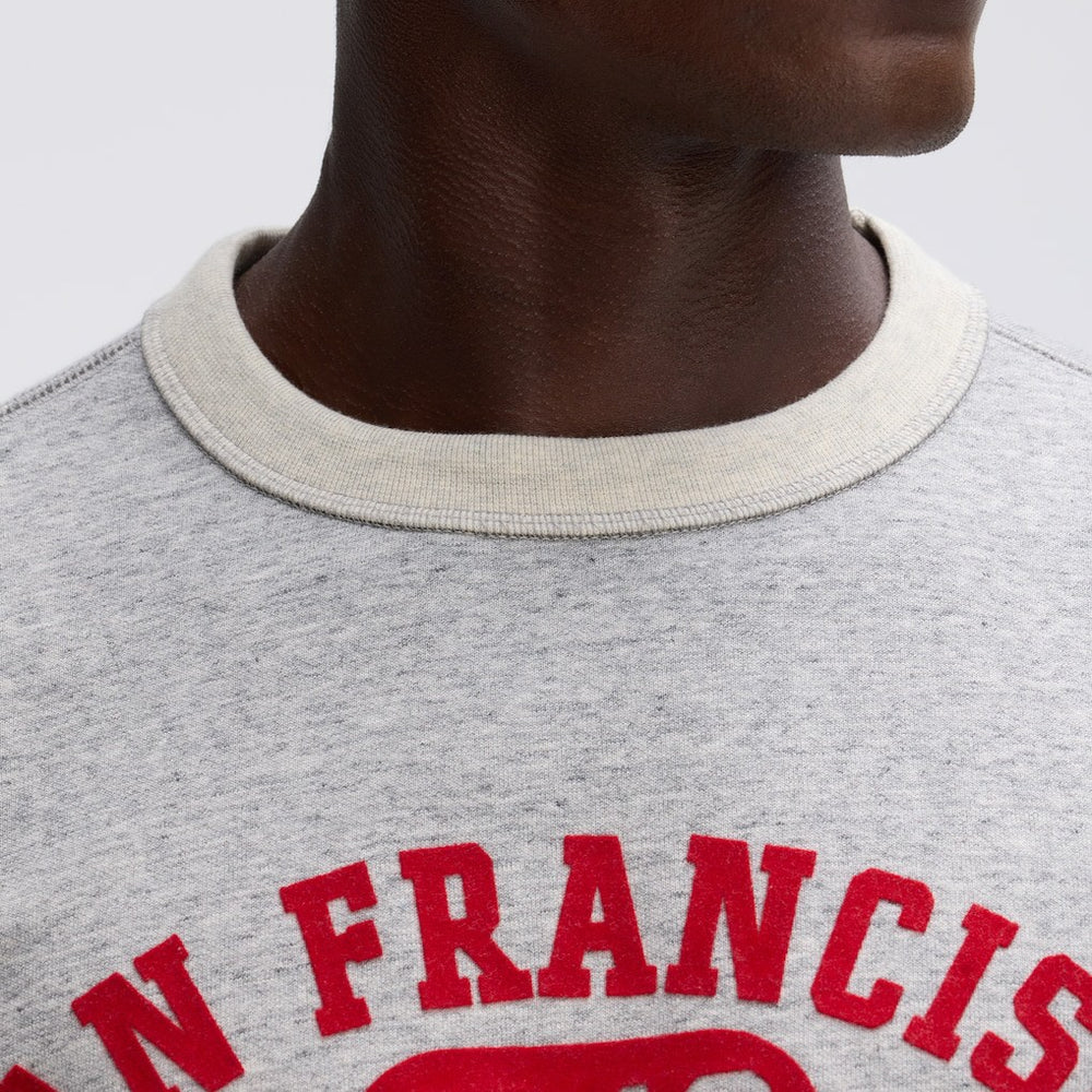 San Francisco 49ers IconicFleece Short Sleeve Sweatshirt | NFL US