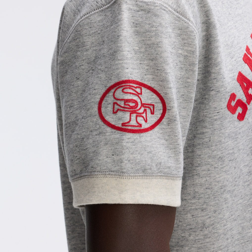 San Francisco 49ers IconicFleece Short Sleeve Sweatshirt | NFL US