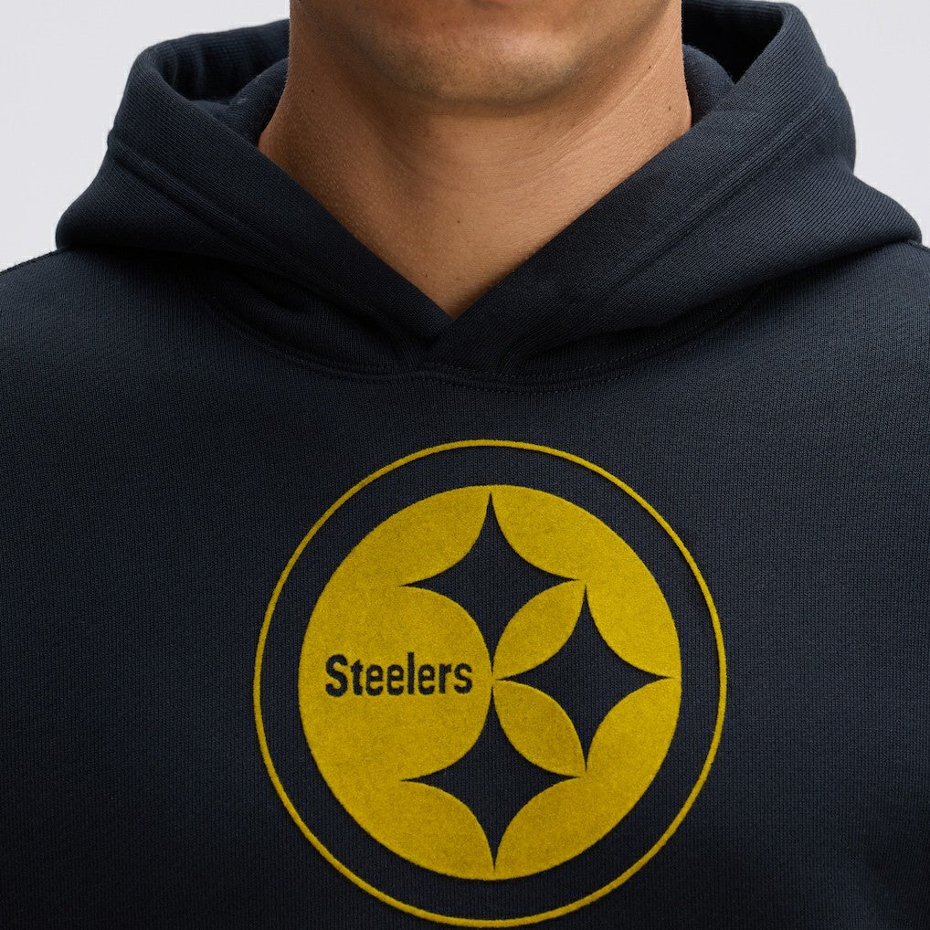 Pittsburgh Steelers IconicFleece Flocked Hoodie | NFL On sale
