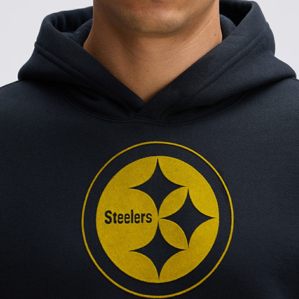 Pittsburgh Steelers IconicFleece Flocked Hoodie | NFL On sale