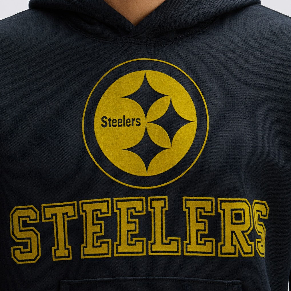 Pittsburgh Steelers IconicFleece Flocked Hoodie | NFL On sale