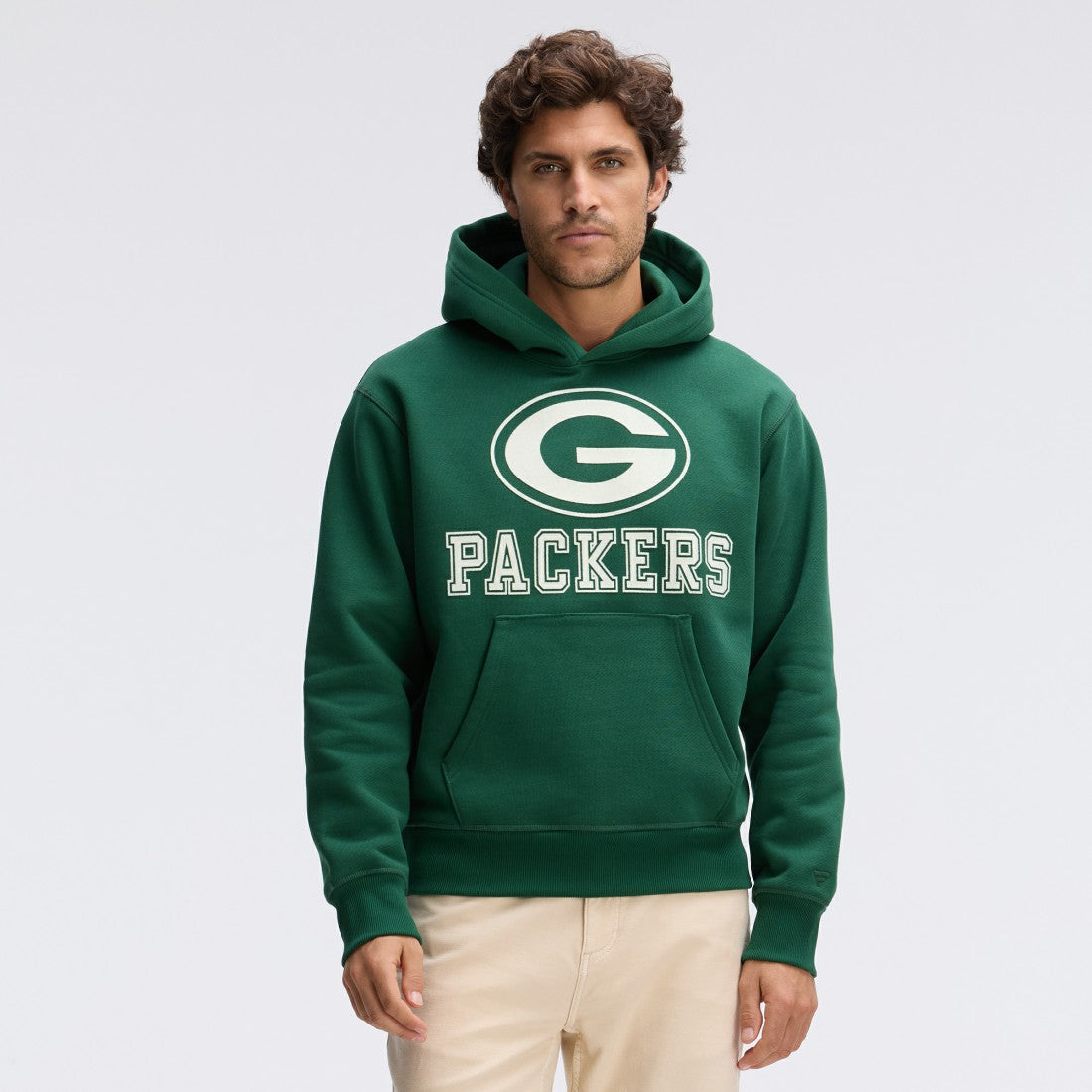 Green Bay Packers IconicFleece Flocked Hoodie | NFL Outlet