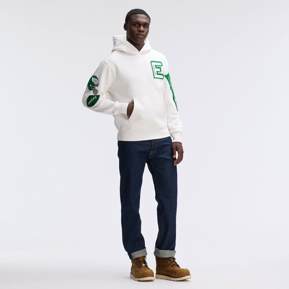 Philadelphia Eagles IconicFleece Letterman Hoodie | NFL US