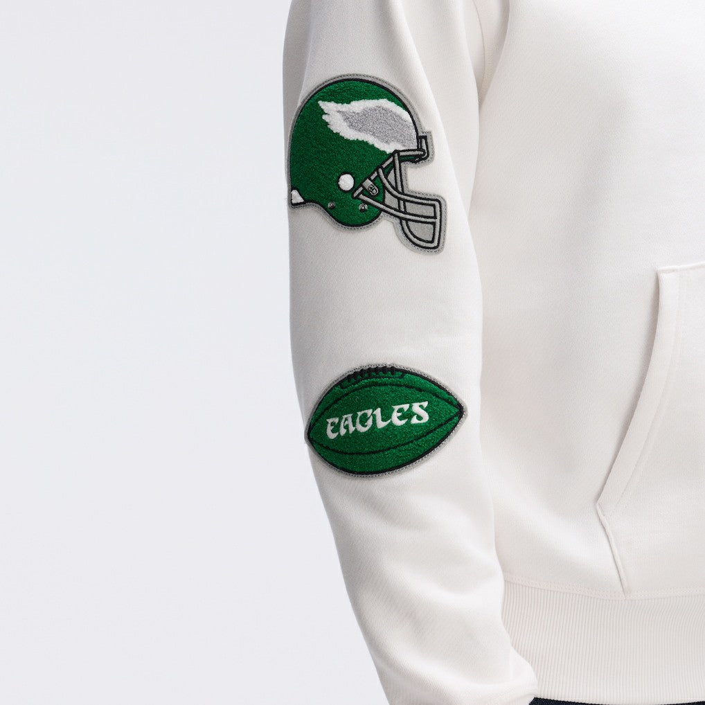 Philadelphia Eagles IconicFleece Letterman Hoodie | NFL US