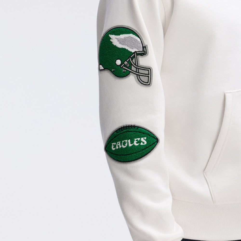 Philadelphia Eagles IconicFleece Letterman Hoodie | NFL US