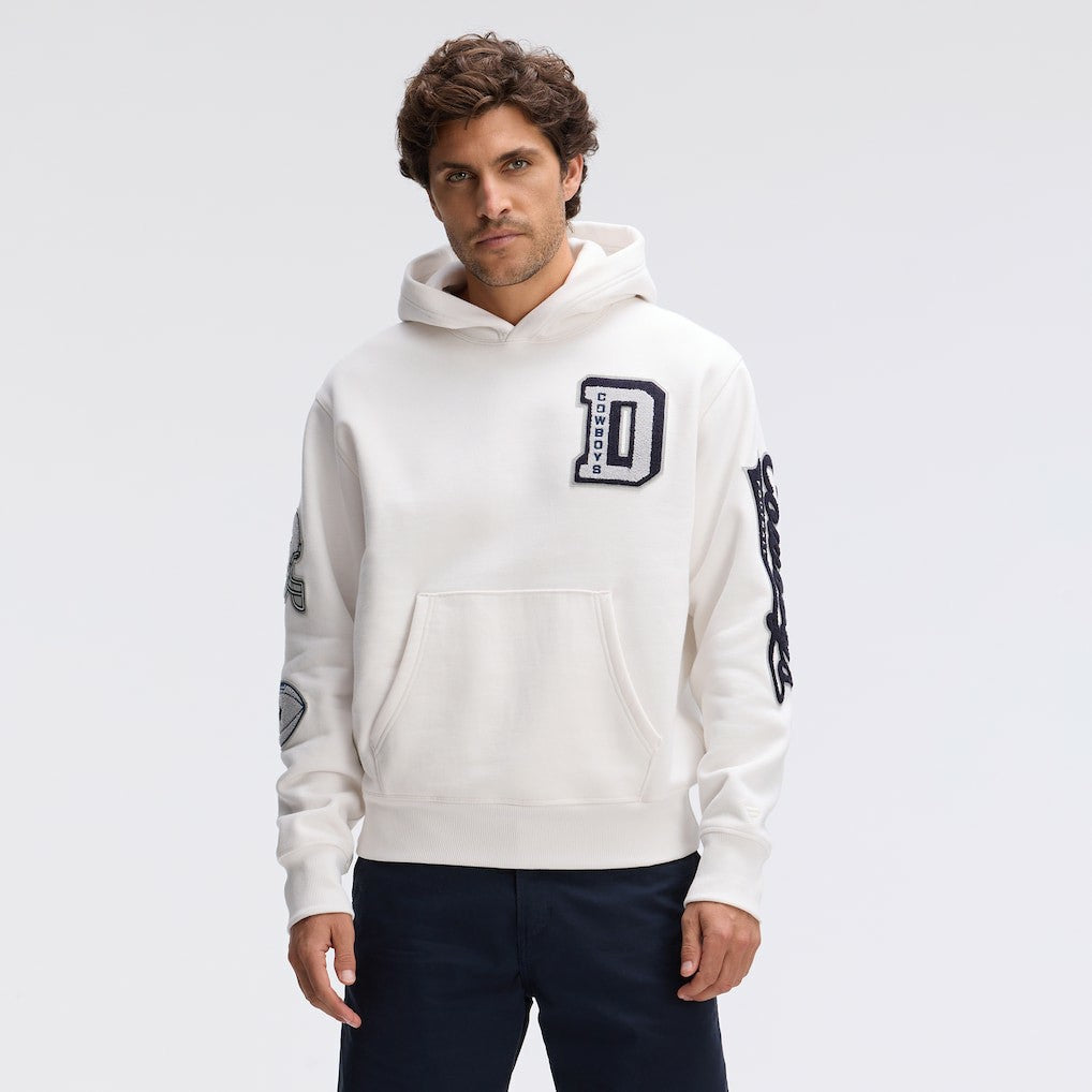 Dallas Cowboys IconicFleece Letterman Hoodie | NFL US