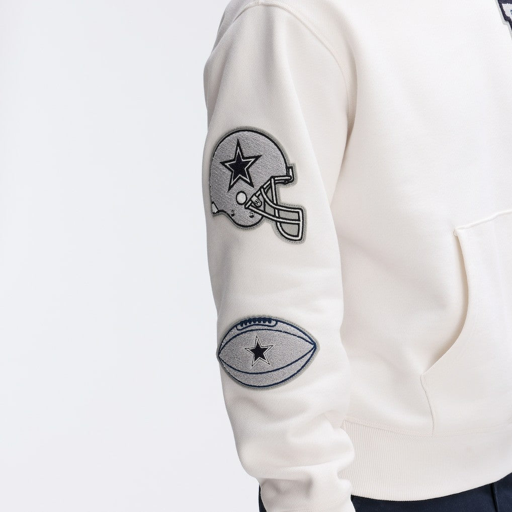 Dallas Cowboys IconicFleece Letterman Hoodie | NFL US