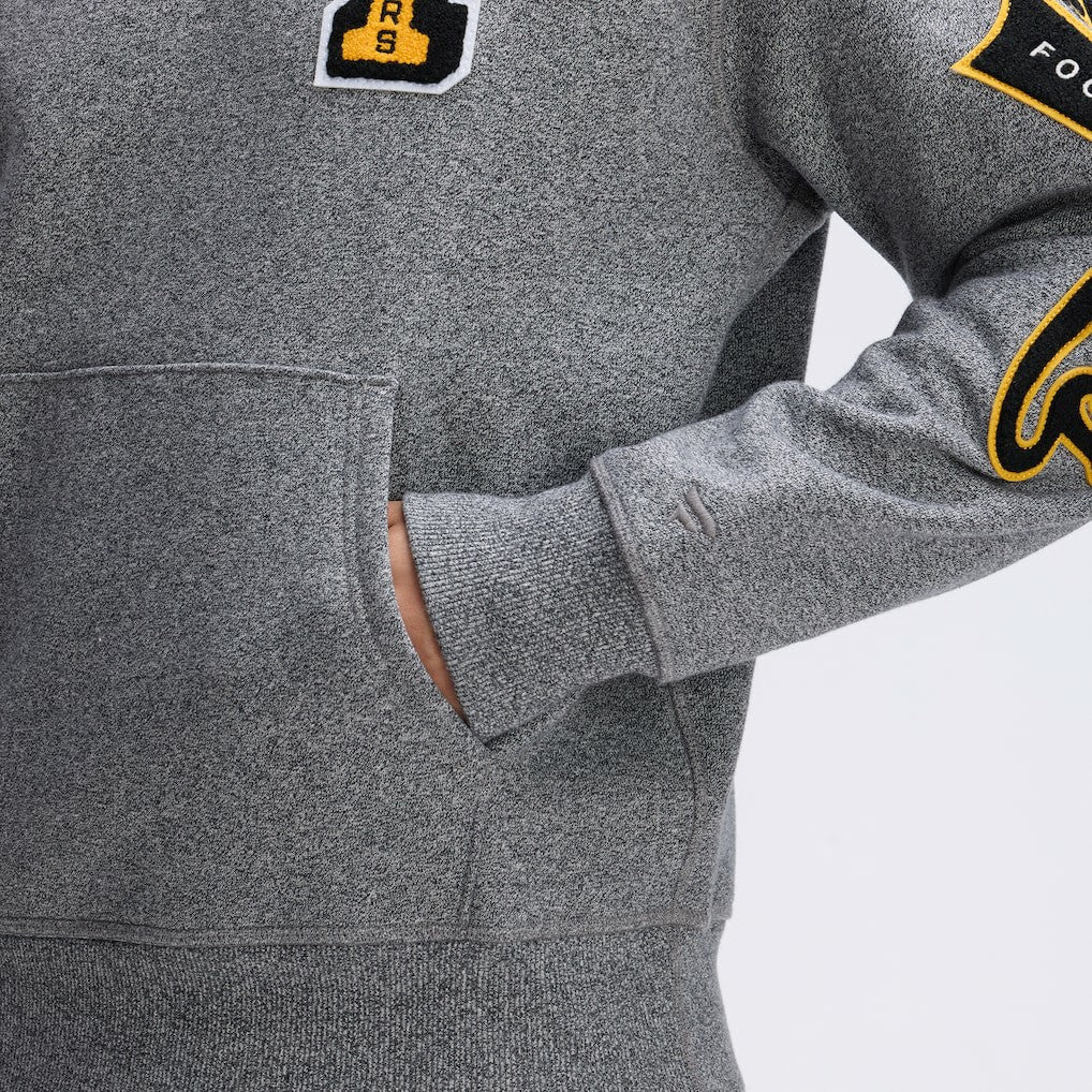 Pittsburgh Steelers IconicFleece Letterman Hoodie | NFL Discount