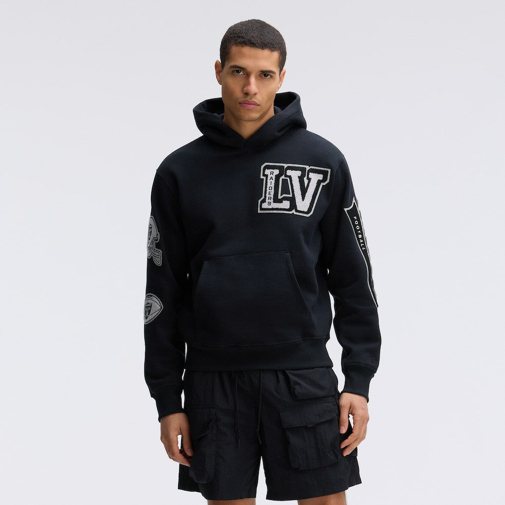 Las Vegas Raiders IconicFleece Letterman Hoodie | NFL Near me