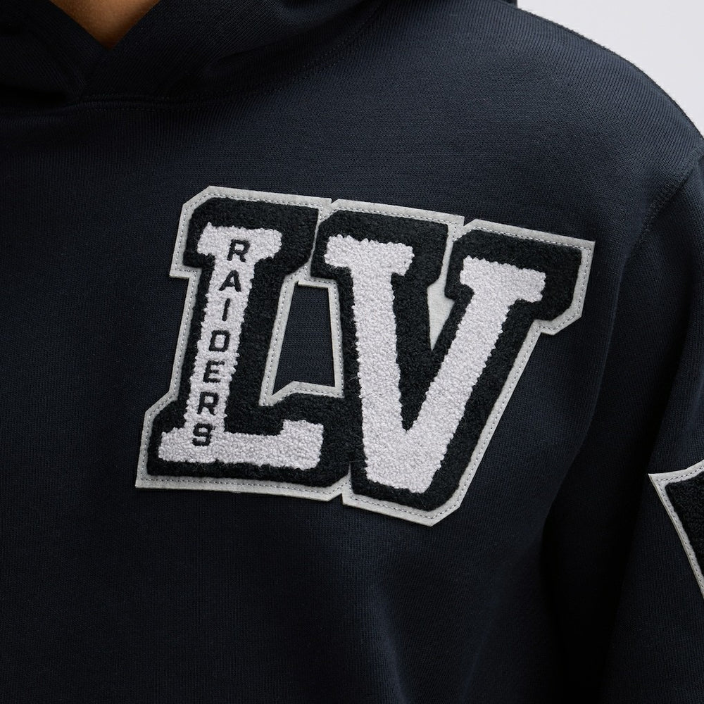 Las Vegas Raiders IconicFleece Letterman Hoodie | NFL Near me