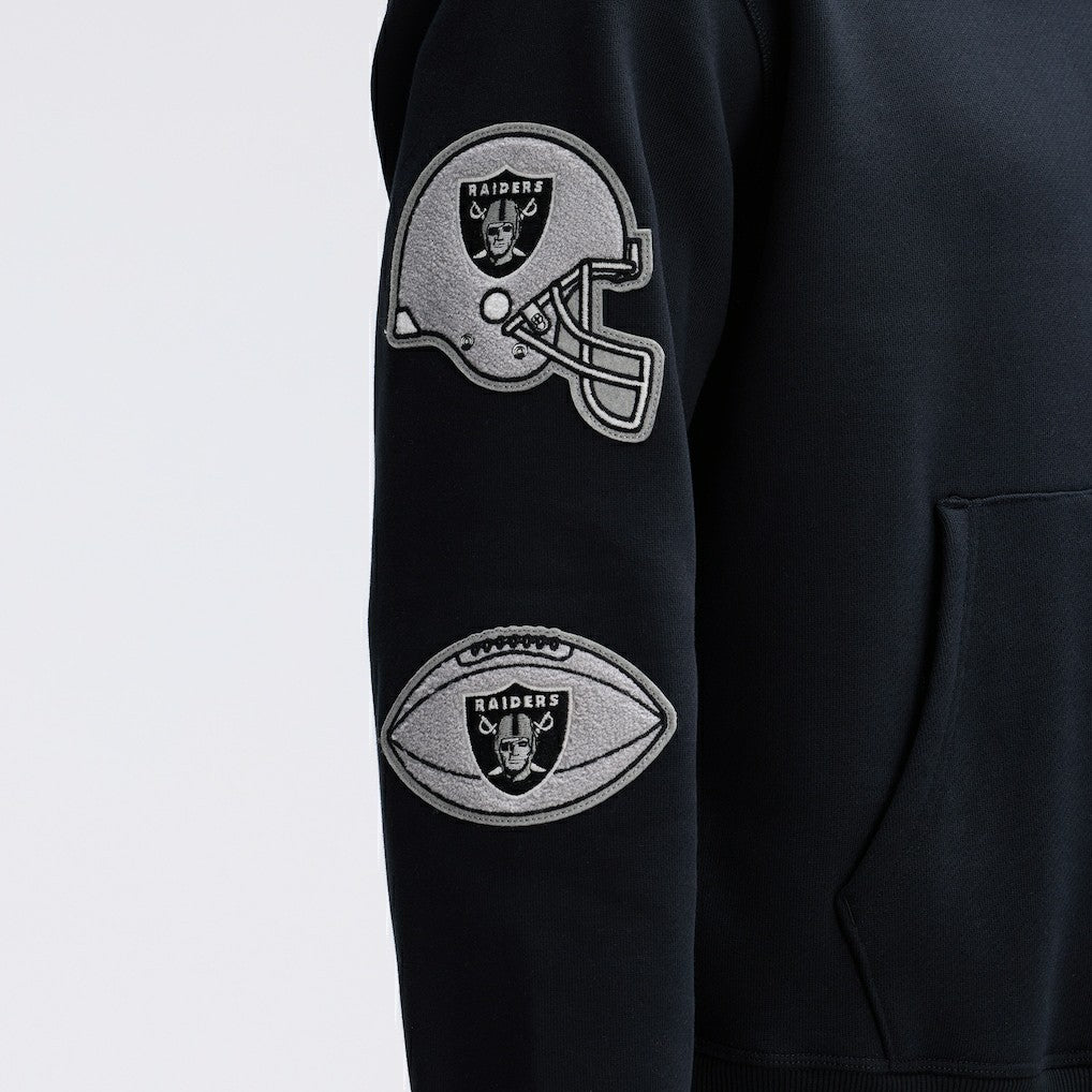 Las Vegas Raiders IconicFleece Letterman Hoodie | NFL Near me