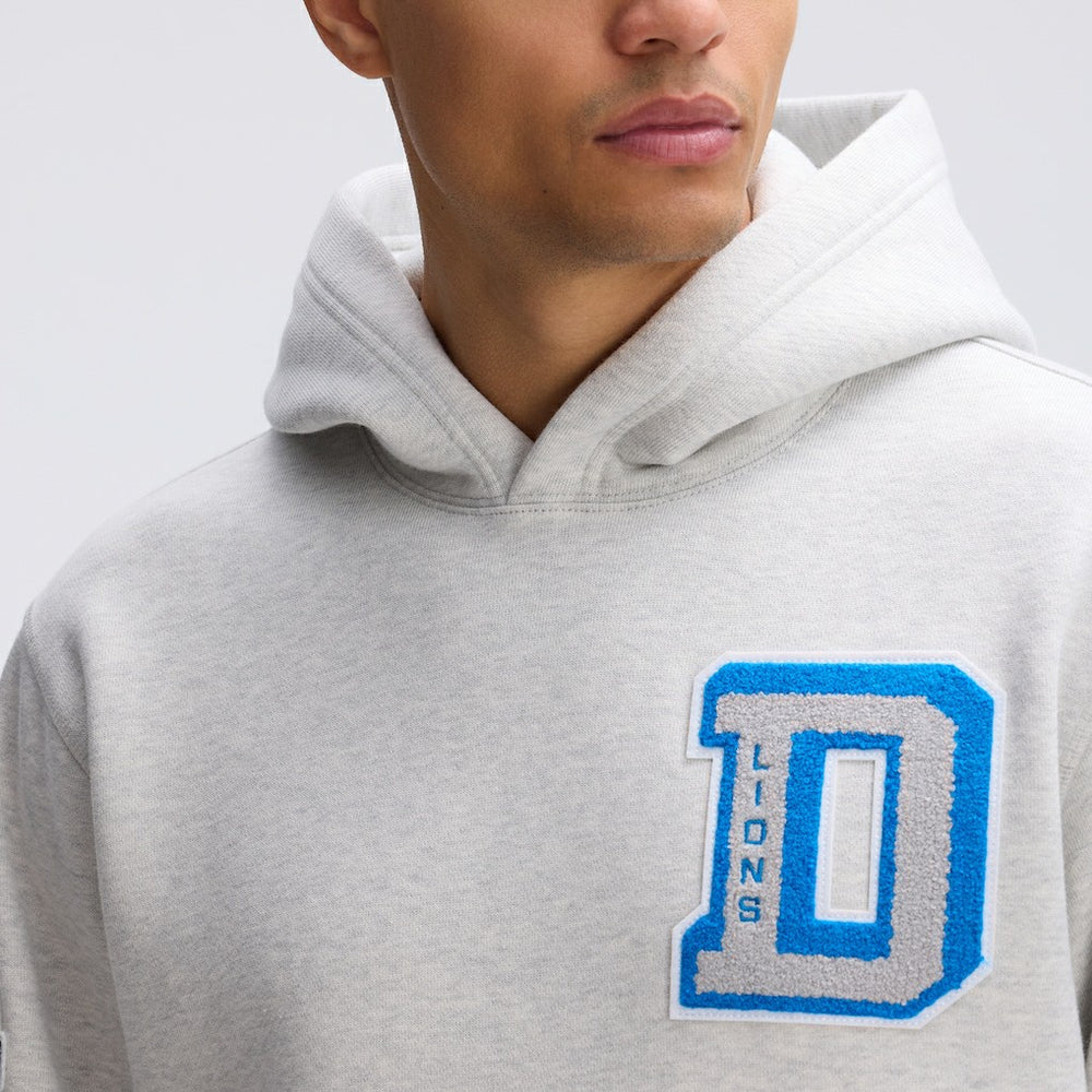 Detroit Lions IconicFleece Letterman Hoodie | NFL Hot