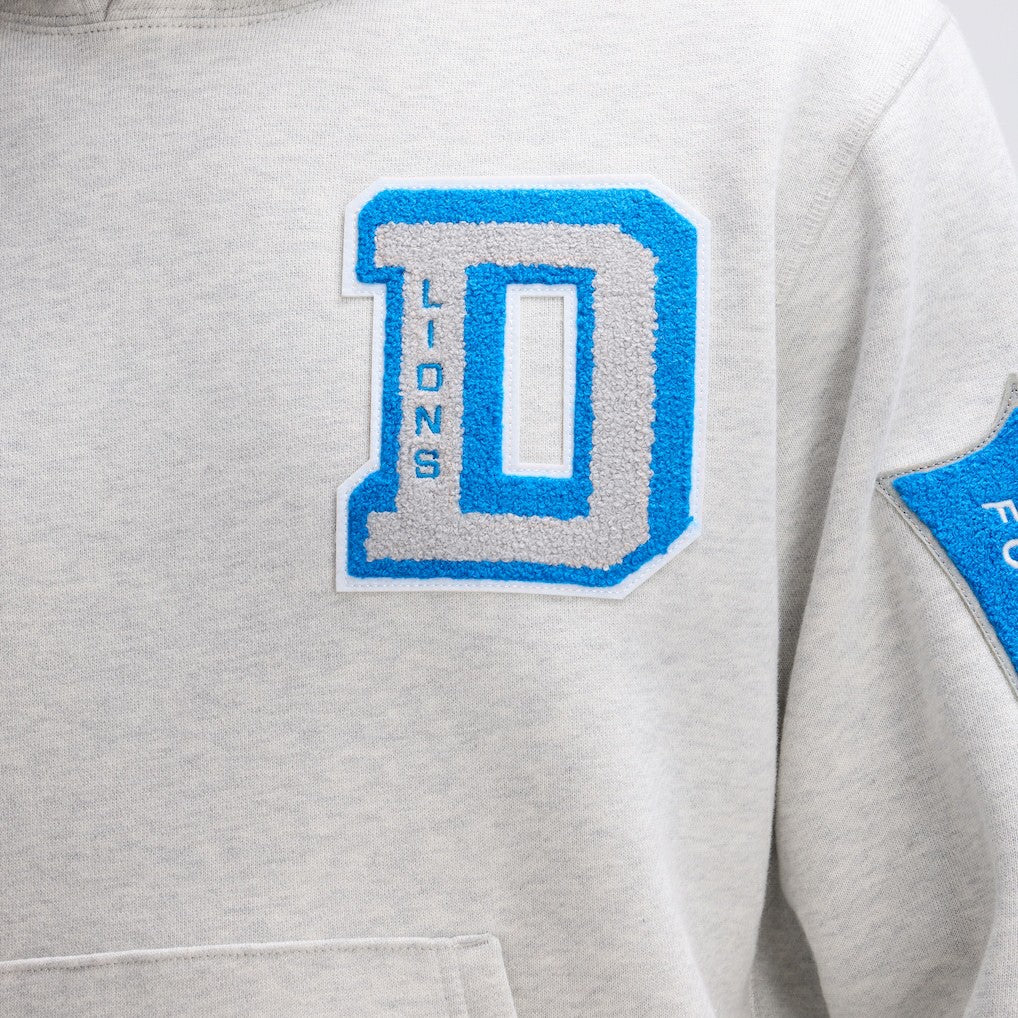 Detroit Lions IconicFleece Letterman Hoodie | NFL Hot