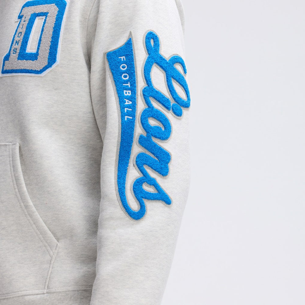Detroit Lions IconicFleece Letterman Hoodie | NFL Hot