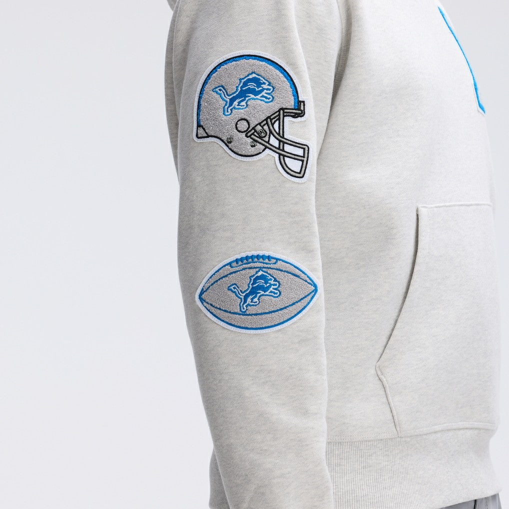 Detroit Lions IconicFleece Letterman Hoodie | NFL Hot