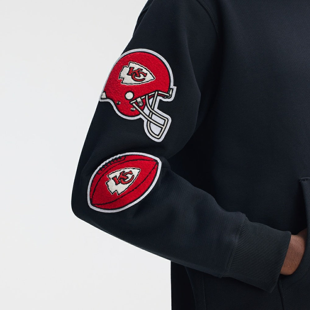 Kansas City Chiefs IconicFleece Letterman Hoodie | NFL On sale