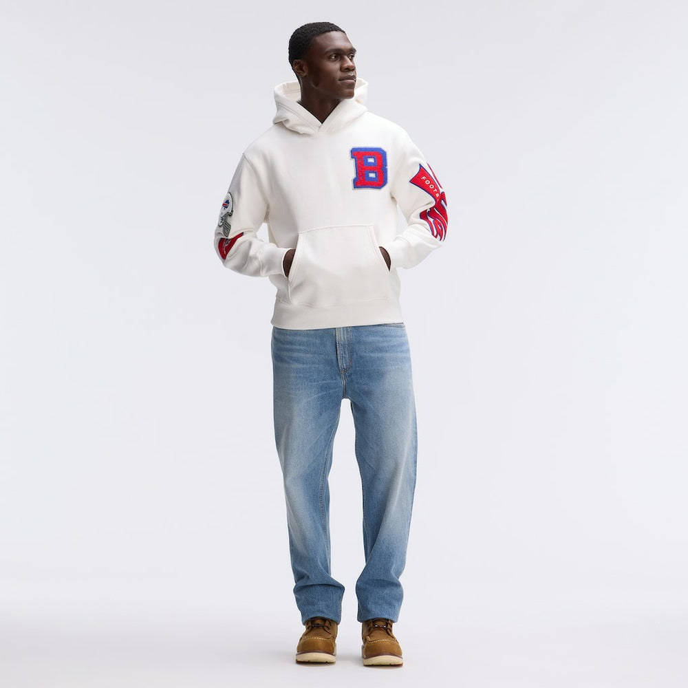 Buffalo Bills IconicFleece Letterman Hoodie | NFL Online