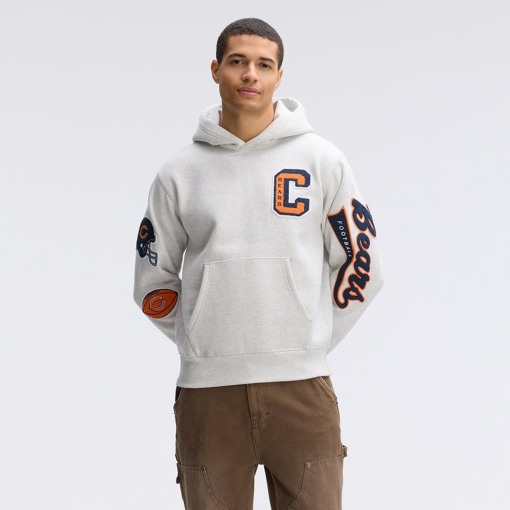 Chicago Bears IconicFleece Letterman Hoodie | NFL Sale