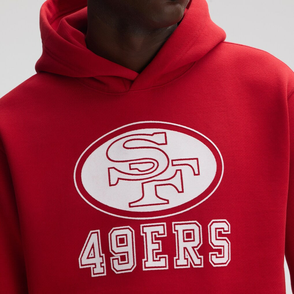 San Francisco 49ers IconicFleece Flocked Hoodie | NFL Hot