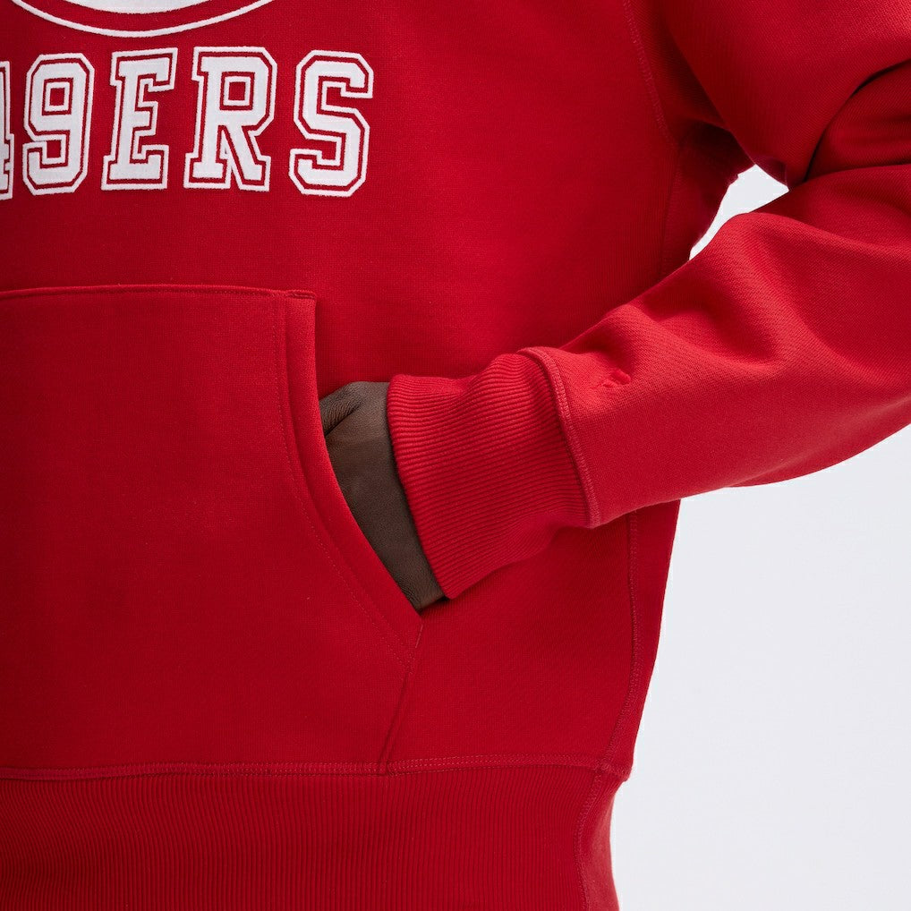San Francisco 49ers IconicFleece Flocked Hoodie | NFL Hot