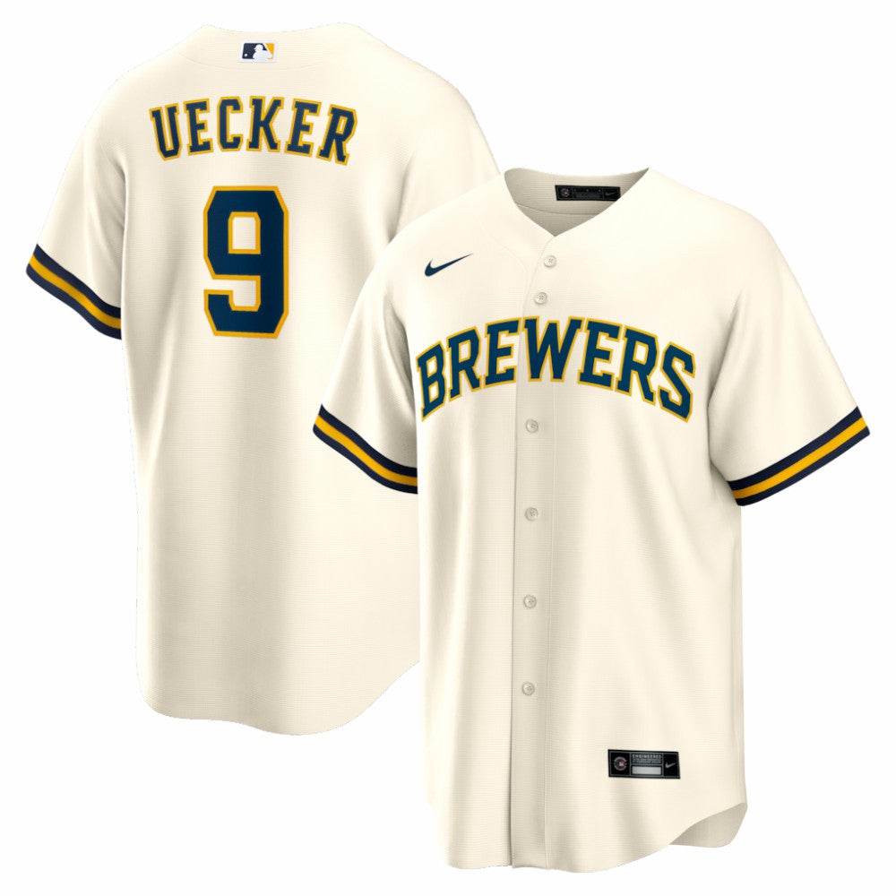 Bob Uecker Milwaukee Brewers Nike Home Retired Player Replica Jersey - MLB Jerseys