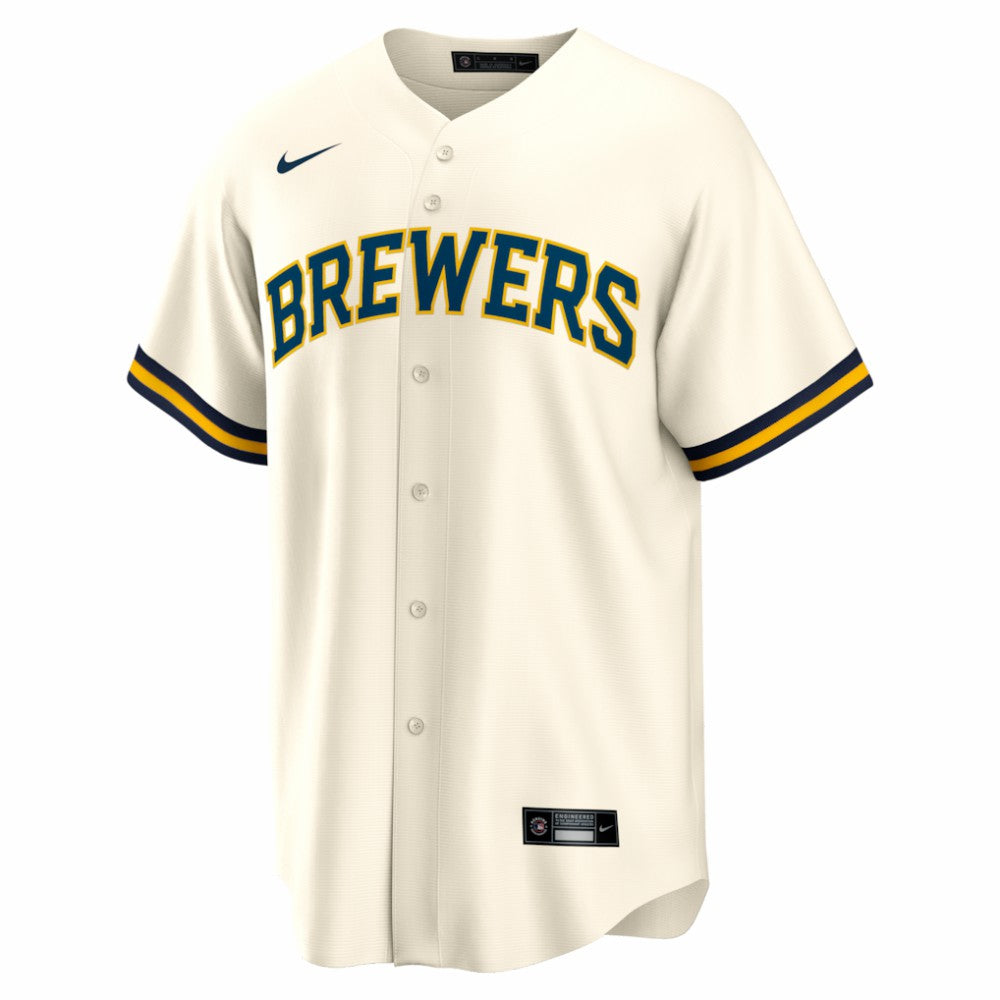 Bob Uecker Milwaukee Brewers Nike Home Retired Player Replica Jersey - MLB Jerseys