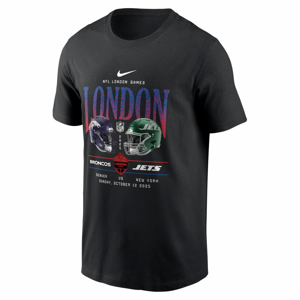 Denver Broncos vs. New York Jets International Games London 2025 T-Shirt | NFL Discount