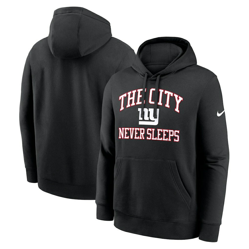New York Giants The City Never Sleeps Club Fleece Hoodie | NFL Online