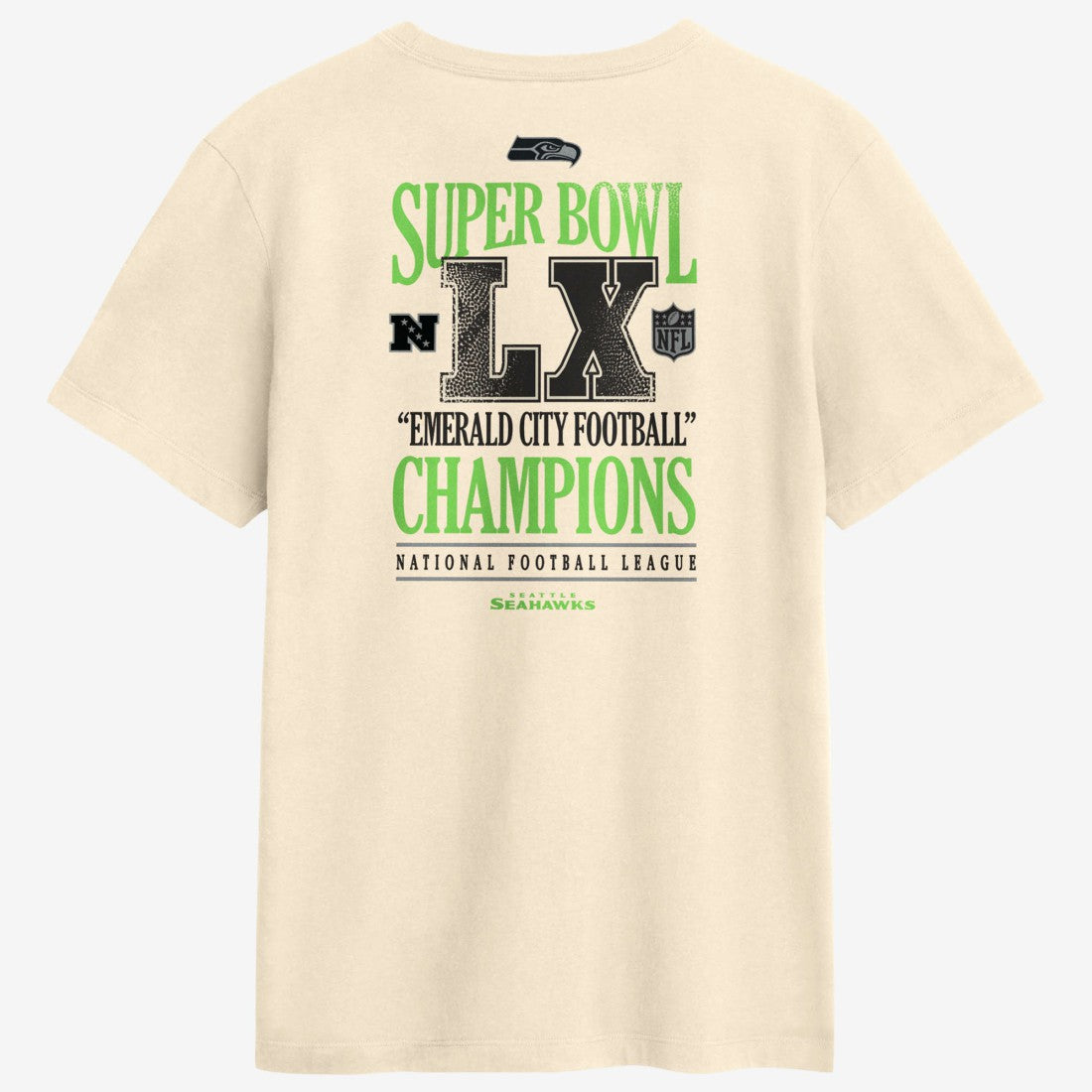 Seattle Seahawks Super Bowl LX Champions Long Ball T-Shirt | NFL Hot