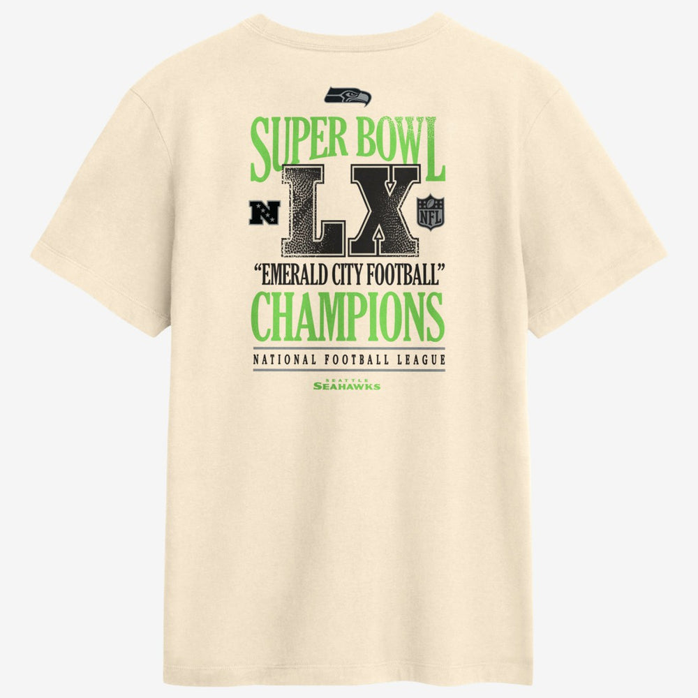 Seattle Seahawks Super Bowl LX Champions Long Ball T-Shirt | NFL Hot