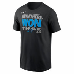 Carolina Panthers 2025 NFC South Division Champions Locker Room Trophy Collection T-Shirt | NFL Sale