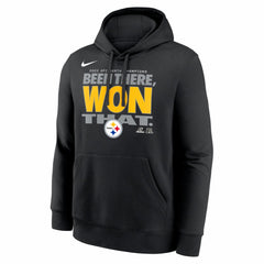 Pittsburgh Steelers 2025 AFC North Division Champions Locker Room Trophy Collection Hoodie | NFL Sale