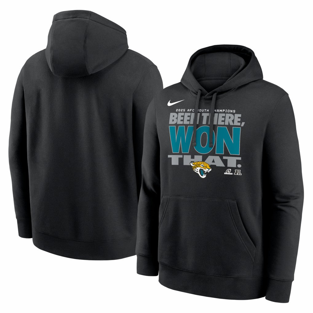 Jacksonville Jaguars 2025 AFC South Division Champions Locker Room Trophy Collection Hoodie | NFL Near me