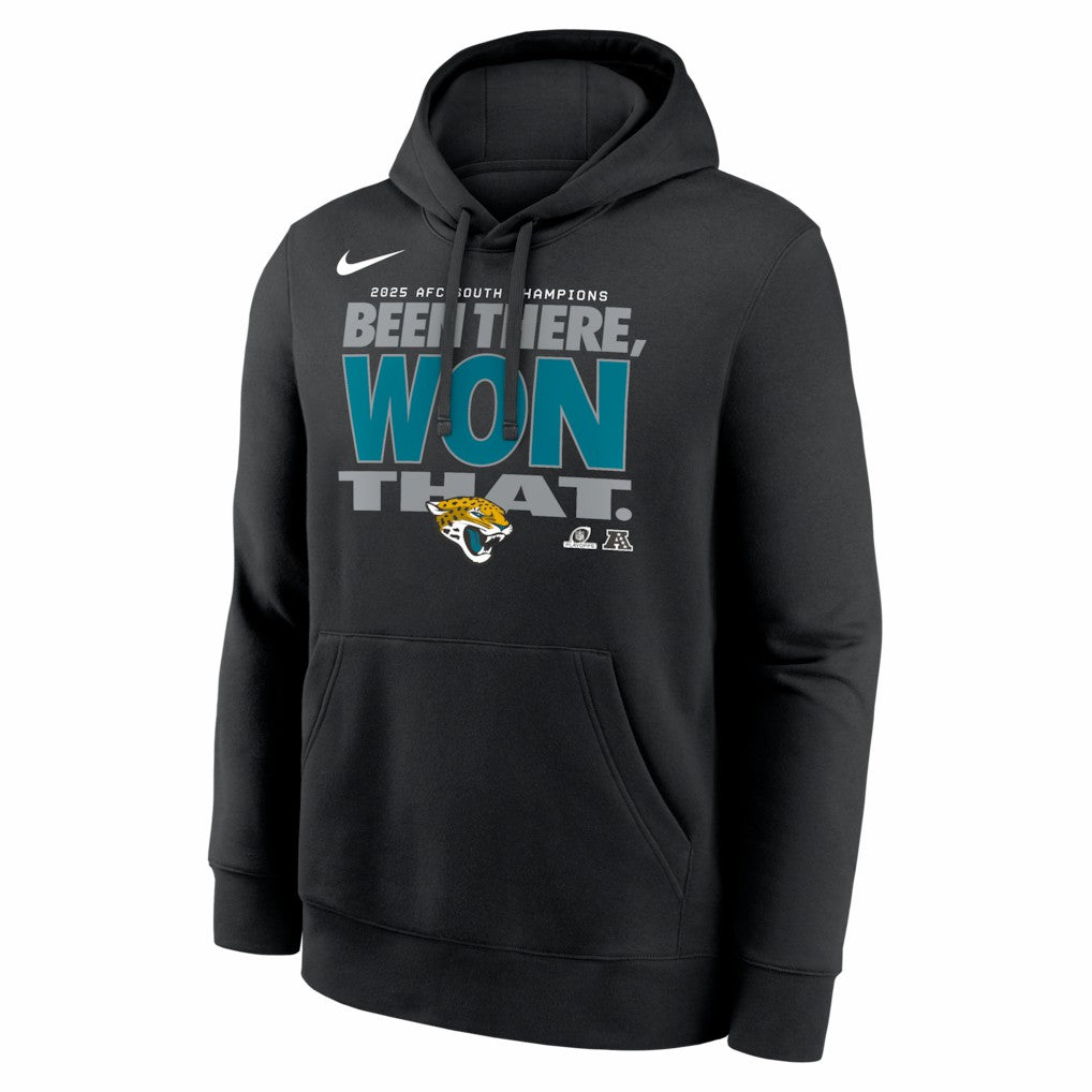 Jacksonville Jaguars 2025 AFC South Division Champions Locker Room Trophy Collection Hoodie | NFL Near me
