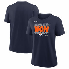 Denver Broncos Women's 2025 AFC West Division Champions Locker Room Trophy Collection T-Shirt | NFL Online