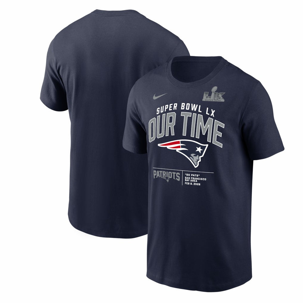 New England Patriots Super Bowl LX Clear Sign T-Shirt | NFL Hot