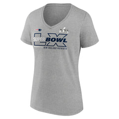 New England Patriots Women's Super Bowl LX Roster V-Neck T-Shirt | NFL Near me